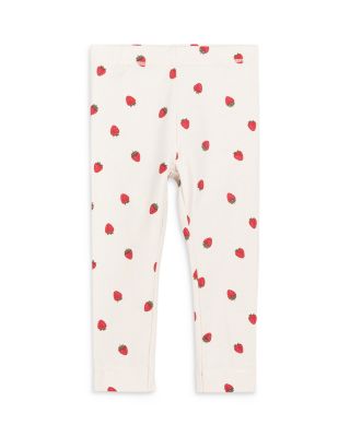 Miles The Label - Girls' Strawberry Print Birch Jogger Leggings - Little Kid