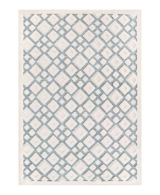 Orian Crochet Diamond Park Area Rug, 5'3 x 7'6