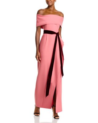Oscar de la Renta - Off-the-Shoulder Gown