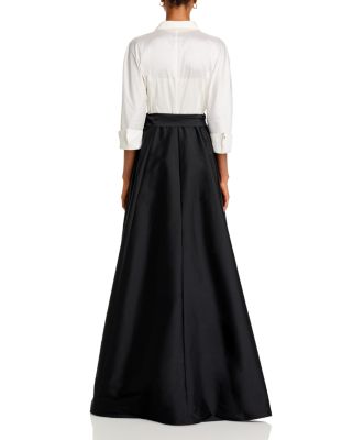 Taffeta Shirt Gown