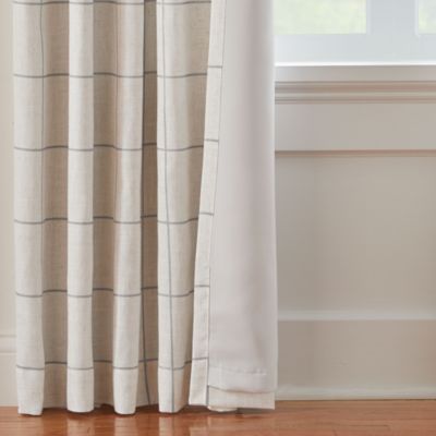Brighton Windowpane Plaid Blackout Window Curtain Panel, 52&amp;quot; x 108&amp;quot;