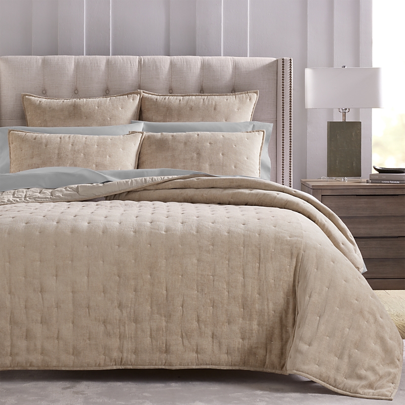 Hudson Park Collection Textured Chenille Coverlet, Full/queen - Exclusive In Rust