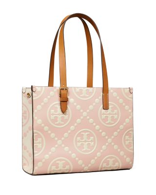 Small T Monogram Jacquard Tote
