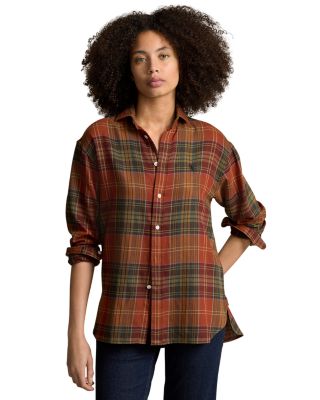 Ralph Lauren - Plaid Button Front Shirt
