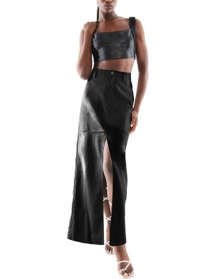 Imogen Recycled Leather Skirt