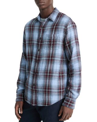 Vince - Napa Cotton Plaid Regular Fit Shirt