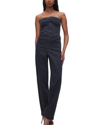 Good American - Tube Denim Jumpsuit