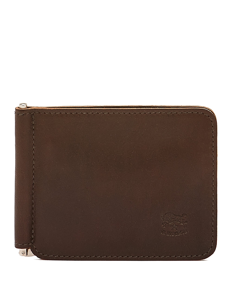 Il Bisonte Galileo Bi Fold With Money Clip In Caffe