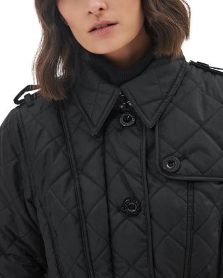 Tummel Box Quilt Trench Jacket