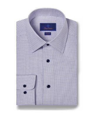 David Donahue - Dobby Trim Fit Dress Shirt