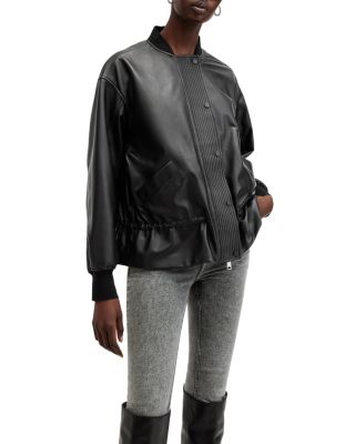 Sofi Leather Bomber Jacket