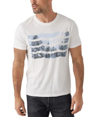 Snow Wave Sunset Short Sleeve Graphic Tee