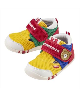 Miki House - Unisex Double Russell Energy Hot Biscuits Mesh First Walker Shoes