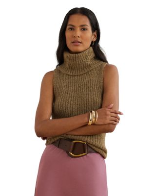 Ralph Lauren - Sleeveless Turtleneck Sweater