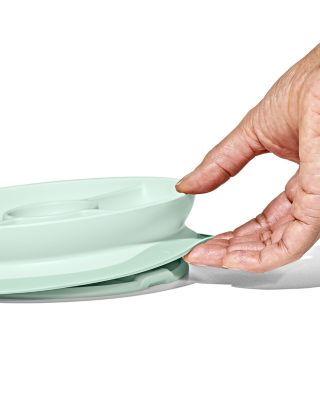 Tot Stick & Stay Suction Divided Plate