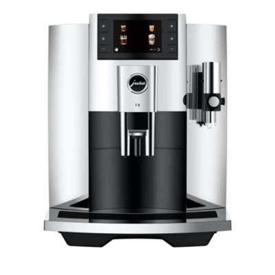 JURA - E8 Automatic Coffee Machine in Chrome