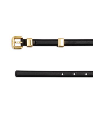 Women's Skinny Leather Belt