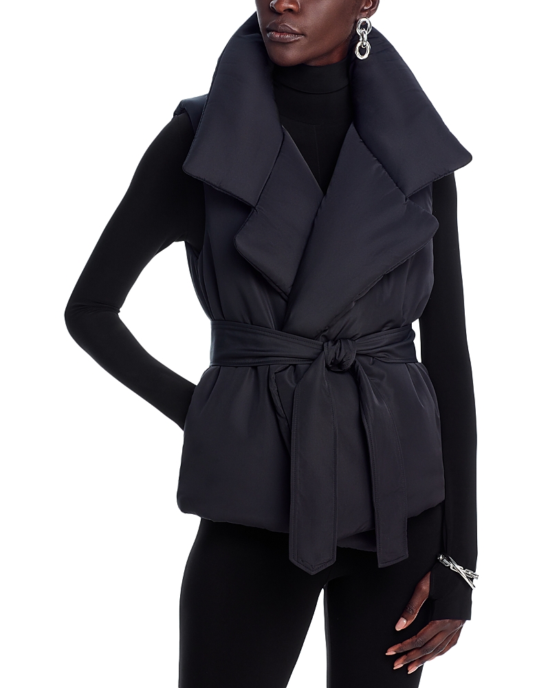 Norma Kamali Sleeping Bag Vest In Black