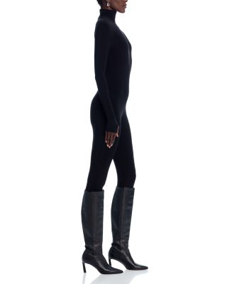 Mock Neck Catsuit