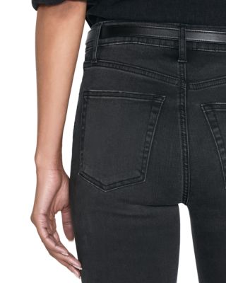 Le Sleek Straight High Rise Cropped Jeans in Kerry