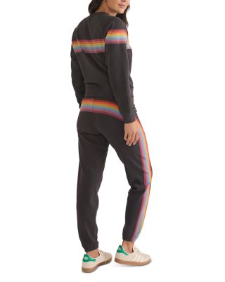 Anytime Rainbow Striped Sweatpants  