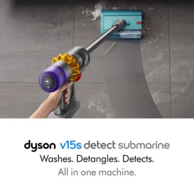 V15s Detect Submarine Wet &amp; Dry Vacuum Cleaner | Yellow/Nickel