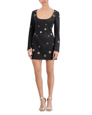 完売間近！【BCBG MAXAZRIA】Grommet Mini Dress BCBGMAXAZRIA Grommet Mini Dress | Bloomingdale's