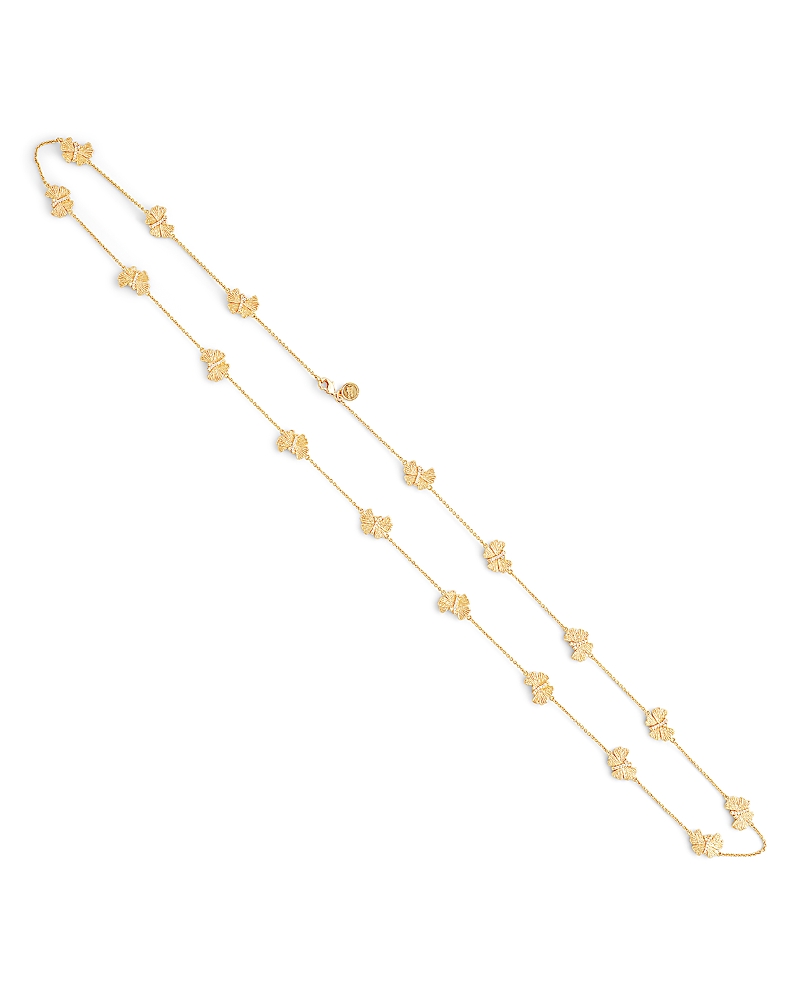 Anabel Aram Butterfly Coin Long Necklace, 32