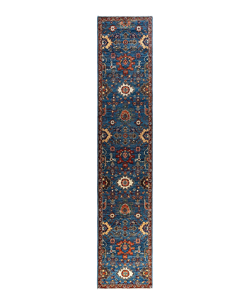 Bloomingdale's Serapi M1993 Runner Area Rug, 2'8 X 13'8 In Blue
