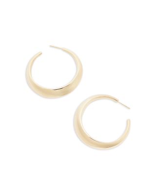 Shira Knife Edge Large Hoop Earrings