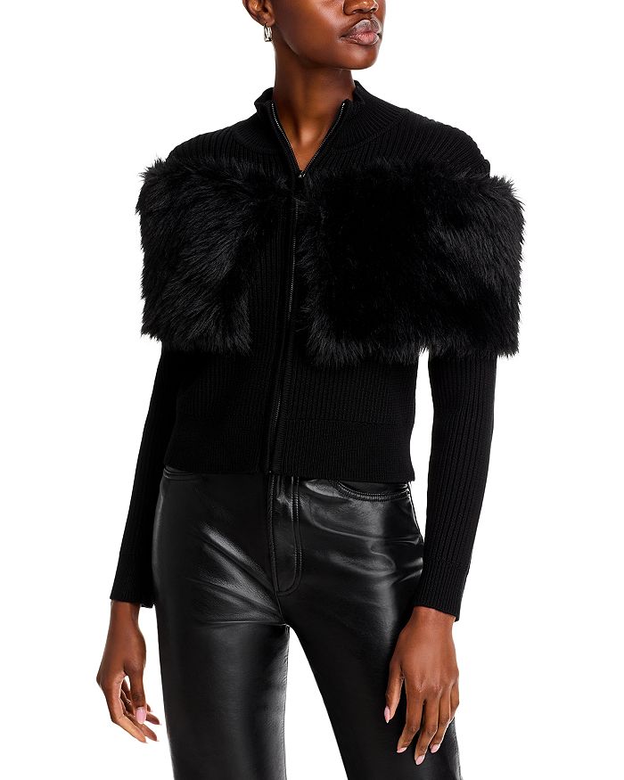 Adrienne landau fur jacket sale