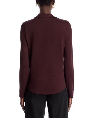 Point Collar Button Front Shirt