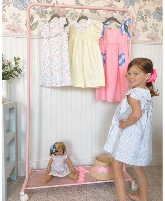 Girls' Straw Harbor Hat with Scalloped Ribbon - Little Kid, Big Kid