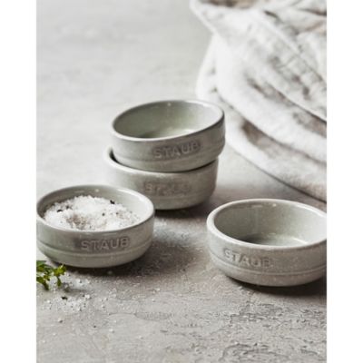 Condiment Dishes, White Truffle, Set of 4