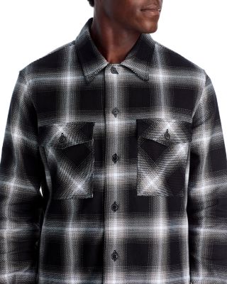 Enalu Cotton Plaid Oversized Fit Shirt Jacket