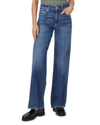 PAIGE - Sasha High Rise Straight Jeans in Modernism