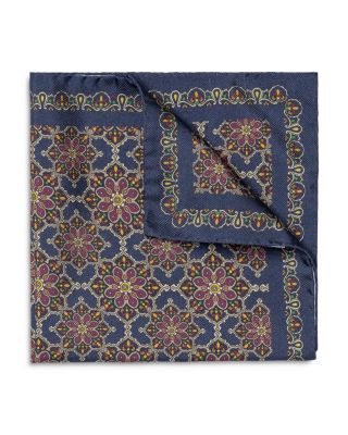 Medallion Print Pocket Square