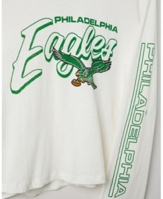 Women&#39;s NFL Philadelphia Eagles Touchdown Long Sleeve Cropped Tee