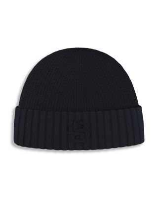 BOSS Hugo Boss - Edo Wool Blend Ribbed Knit Beanie