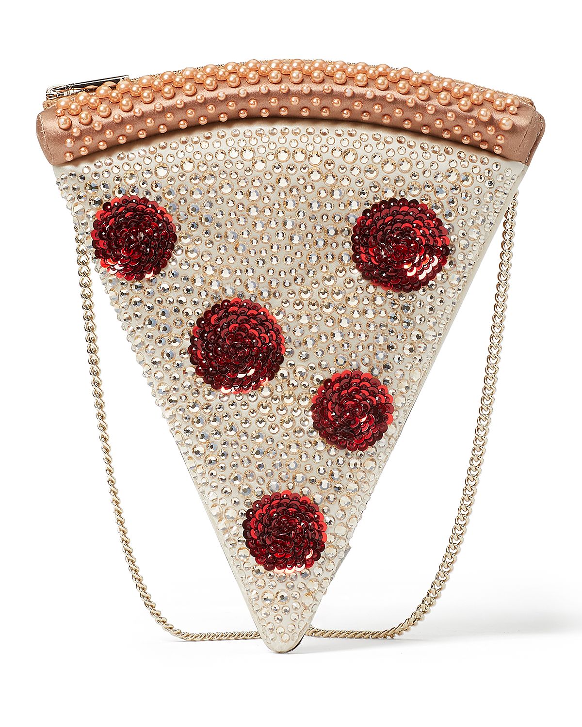 kate spade new york Slice Crystal Embellished 3D Pizza Crossbody