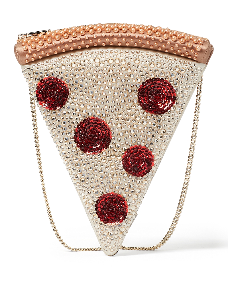 kate spade new york Slice Crystal Embellished 3D Pizza Crossbody