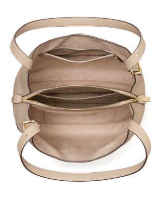 Deco Pebbled Leather Medium Shoulder Bag 