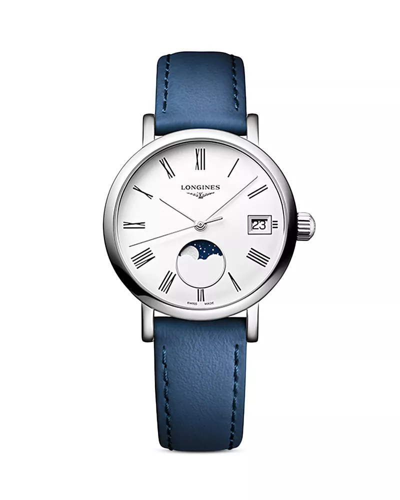 Longines Elegant Moonphase Watch, 30mm