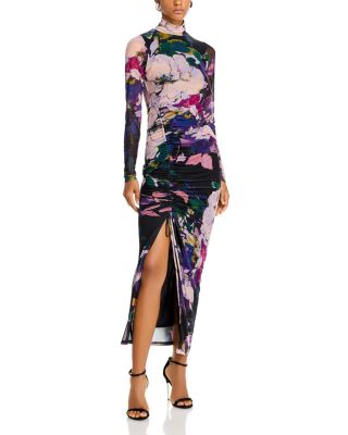 Printed Mesh Dress - Exclusive