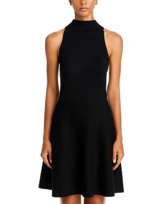 Mock Neck Sleeveless Knit Mini Dress - Exclusive