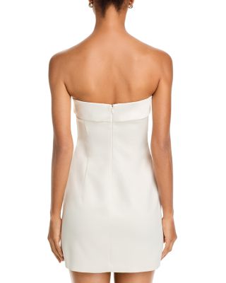 Strapless Satin Dress