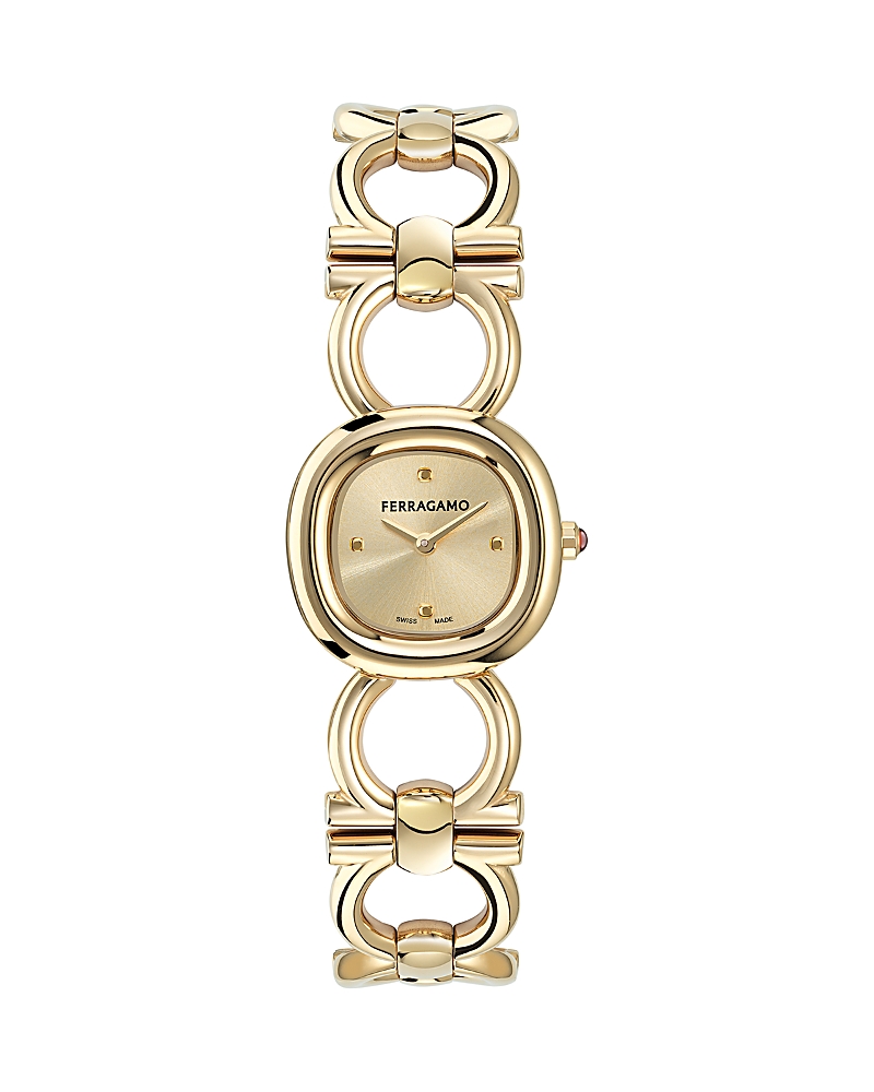 Ferragamo Double Gancini Watch, 25mm