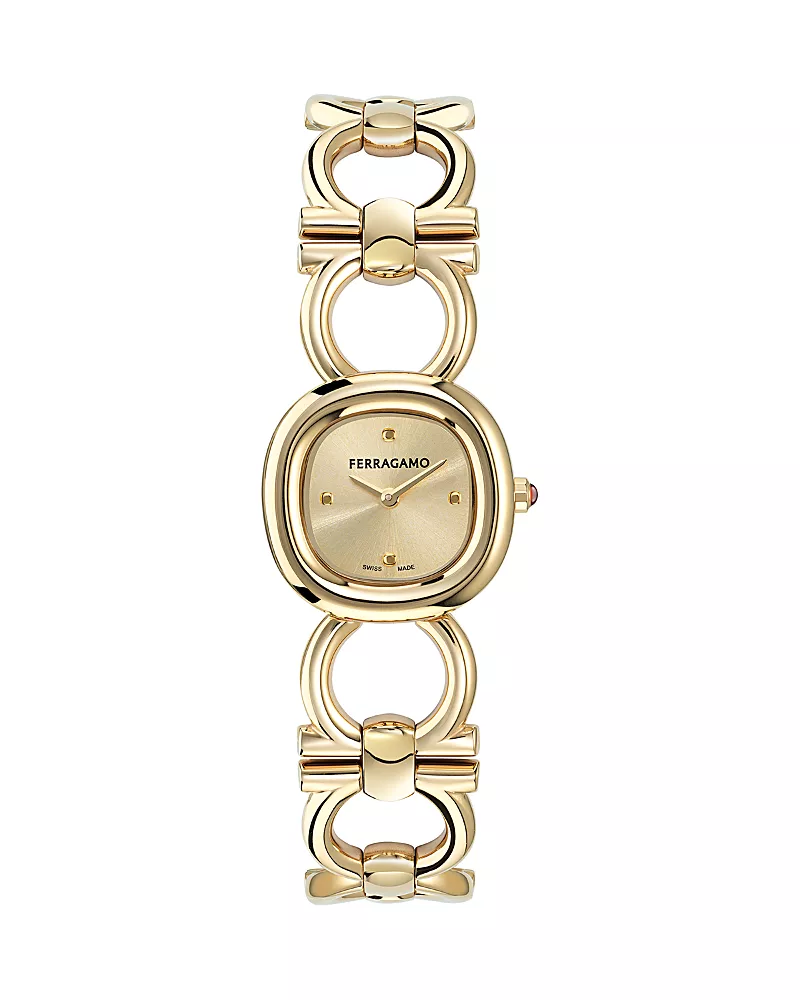 Ferragamo Double Gancini Watch, 25mm