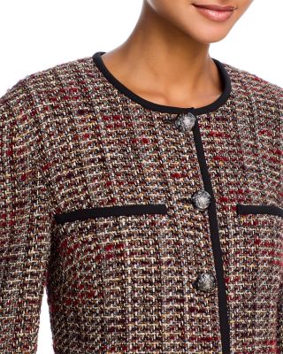 Watkins Dickey Tweed Collarless Jacket