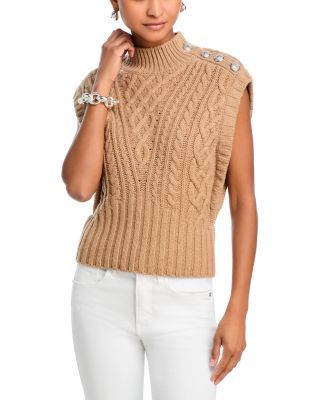 Veronica Beard - Holton Wool Cable Knit Vest